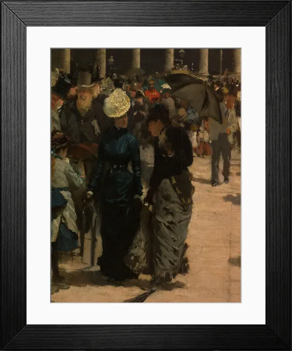 Framed Print : The National Gallery and St. Martin's Church (London), c1878. Creator: Giuseppe de Nittis Framed Print : The National Gallery and St. Martin's Church (London), c1878. Creator: Giuseppe de Nittis
