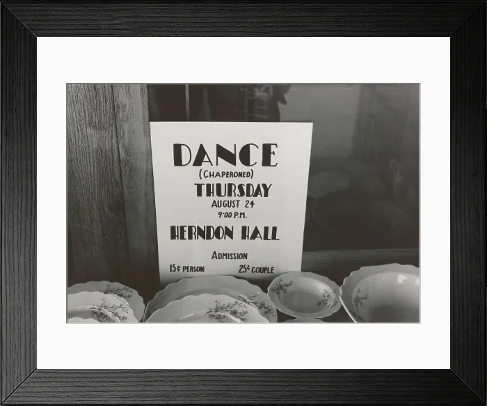 Framed Print : Poster in drugstore window, Syracuse, Kansas, 1939-08. Creator: Russell Lee Framed Print : Poster in drugstore window, Syracuse, Kansas, 1939-08. Creator: Russell Lee