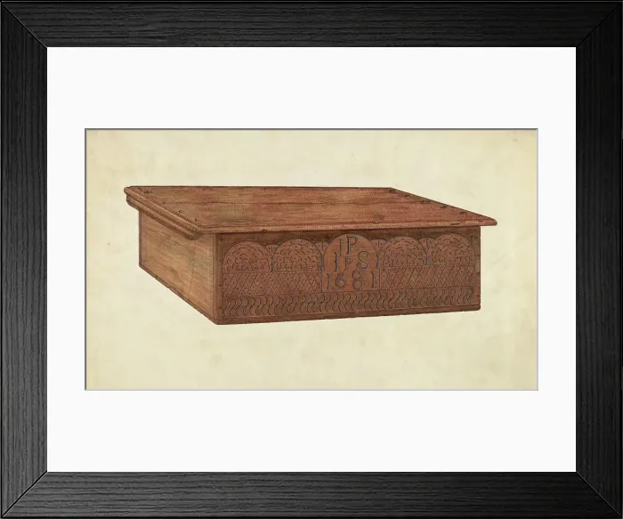 Framed Print : Bible Box, c. 1940. Creator: Raymond McGough