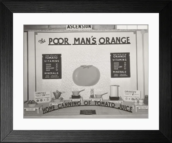 Framed Print : Poster in agricultural exhibit. South Louisana Fair, Donaldsonville, Louisiana, 1938-10. Creator: Russell Lee Framed Print : Poster in agricultural exhibit. South Louisana Fair, Donaldsonville, Louisiana, 1938-10. Creator: Russell Lee