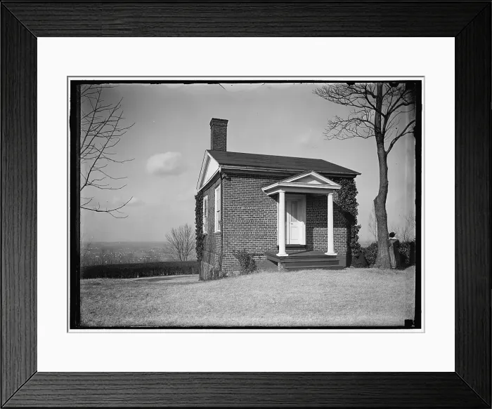 Framed Print : Monticello - outbuilding, between 1914 and 1918. Creator: Harris & Ewing. Monticello - outbuilding, between 1914 and 1918. Creator: Harris & Ewing Framed Print : Monticello - outbuilding, between 1914 and 1918. Creator: Harris & Ewing. Monticello - outbuilding, between 1914 and 1918. Creator: Harris & Ewing