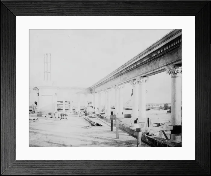 Framed Print : Interior of the Woman's Building at the World's Columbian Exposition, under construction, 1891 or 92 Creator: Frances Benjamin Johnston Framed Print : Interior of the Woman's Building at the World's Columbian Exposition, under construction, 1891 or 92 Creator: Frances Benjamin Johnston