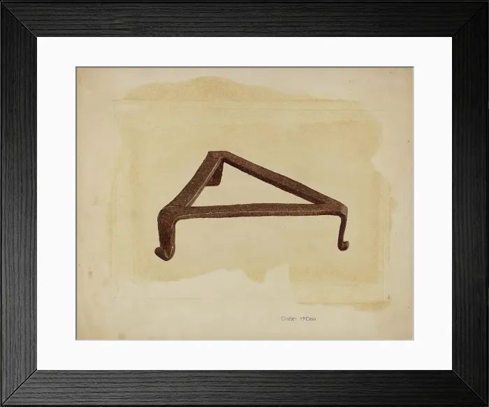 Framed Print : Trivet, 1935 / 1942. Creator: Charles McLoin Framed Print : Trivet, 1935 / 1942. Creator: Charles McLoin