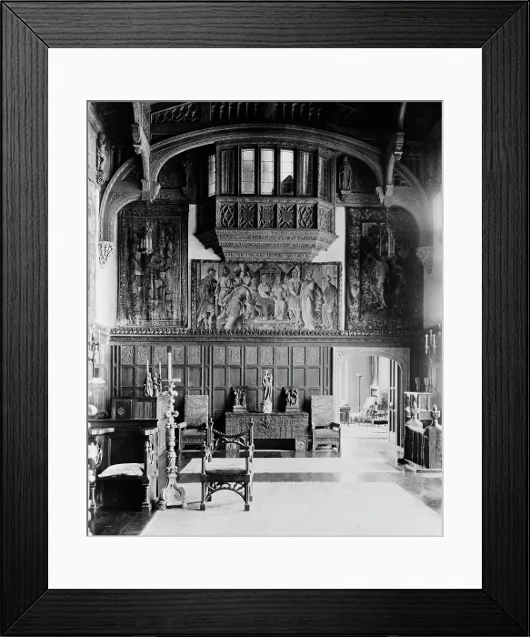 Framed Print : Interior of the home of Arthur Curtiss James, 39 East 69th Street, NY City, between 1914 and 1920. Creator: Frances Benjamin Johnston Framed Print : Interior of the home of Arthur Curtiss James, 39 East 69th Street, NY City, between 1914 and 1920. Creator: Frances Benjamin Johnston
