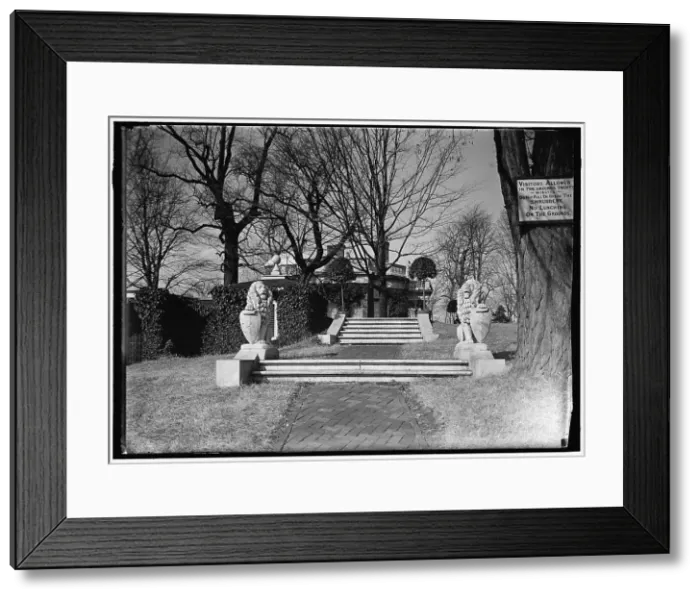 Framed Print : Monticello - path, between 1914 and 1918. Creator: Harris & Ewing. Monticello - path, between 1914 and 1918. Creator: Harris & Ewing Framed Print : Monticello - path, between 1914 and 1918. Creator: Harris & Ewing. Monticello - path, between 1914 and 1918. Creator: Harris & Ewing