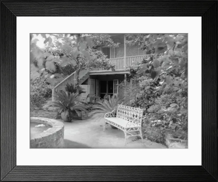 Framed Print : Exterior, 625 Bourbon St. New Orleans, Louisiana, ca. 1949, c1949. Creator: Frances Benjamin Johnston Framed Print : Exterior, 625 Bourbon St. New Orleans, Louisiana, ca. 1949, c1949. Creator: Frances Benjamin Johnston