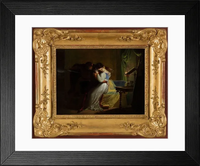 Framed Print : Paolo and Francesca, c1820. Creator: Pierre Claude François Delorme Framed Print : Paolo and Francesca, c1820. Creator: Pierre Claude François Delorme