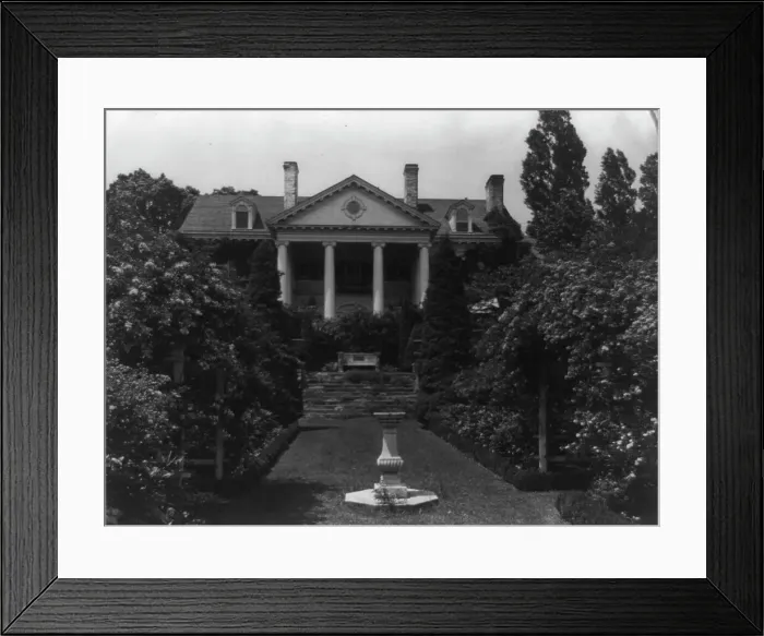 Framed Print : Franklin McFadden home, Radnor Valley Farm, Rosemont, Pennsylvania, 1919. Creator: Frances Benjamin Johnston Framed Print : Franklin McFadden home, Radnor Valley Farm, Rosemont, Pennsylvania, 1919. Creator: Frances Benjamin Johnston