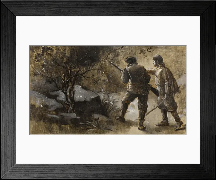 Framed Print : Kennybol and Guldon Stayper, c1889. Creator: Guillaume Albert Demarest Framed Print : Kennybol and Guldon Stayper, c1889. Creator: Guillaume Albert Demarest