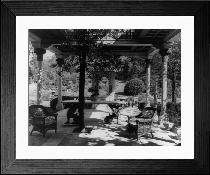 Framed Print : Laurelton Hall, Louis Tiffany Foundation, Laurel Hollow, Cold Spring Harbor, New York, c1918. Creator: Frances Benjamin Johnston. Laurelton Hall, Louis Tiffany Foundation, Laurel Hollow, Cold Spring Harbor, New York, c1918 Framed Print : Laurelton Hall, Louis Tiffany Foundation, Laurel Hollow, Cold Spring Harbor, New York, c1918. Creator: Frances Benjamin Johnston. Laurelton Hall, Louis Tiffany Foundation, Laurel Hollow, Cold Spring Harbor, New York, c1918