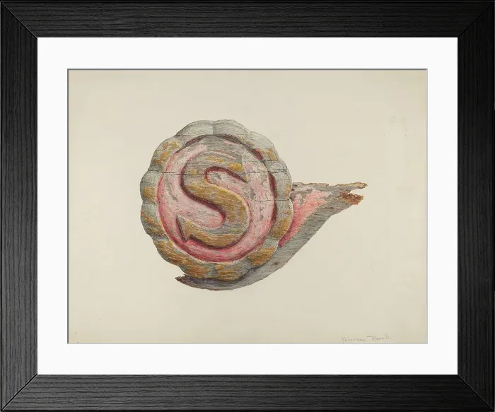 Framed Print : Insignia Letter S, c. 1939. Creator: Katharine Merrill. Insignia Letter S, c. 1939. Creator: Katharine Merrill Framed Print : Insignia Letter S, c. 1939. Creator: Katharine Merrill. Insignia Letter S, c. 1939. Creator: Katharine Merrill
