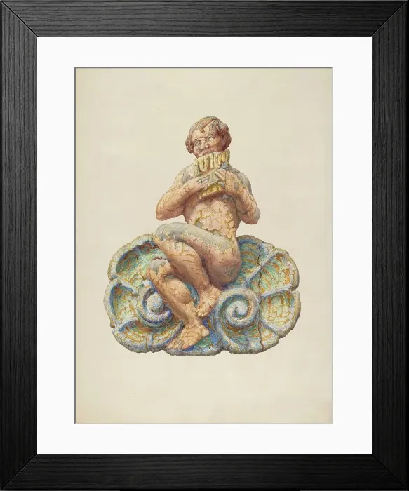 Framed Print : Circus Wagon Figure: Pan, c. 1939. Creator: Katharine Merrill Framed Print : Circus Wagon Figure: Pan, c. 1939. Creator: Katharine Merrill