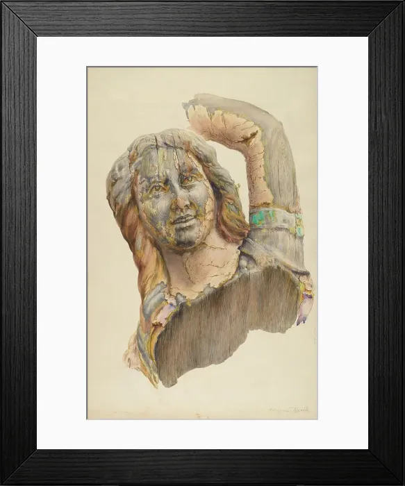 Framed Print : Circus Wagon Figure: Dancing Girl, c. 1938. Creator: Katharine Merrill Framed Print : Circus Wagon Figure: Dancing Girl, c. 1938. Creator: Katharine Merrill