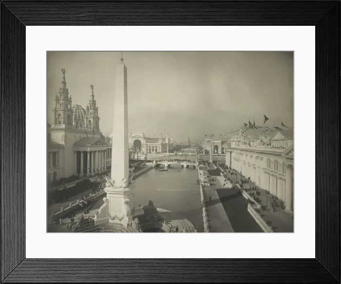 Framed Print : World's Columbian Exposition, Chicago, Illinois, 1893. Creator: Frances Benjamin Johnston Framed Print : World's Columbian Exposition, Chicago, Illinois, 1893. Creator: Frances Benjamin Johnston