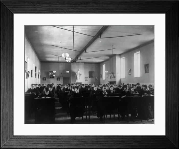 Framed Print : Georgetown Visitation Preparatory School, c1900. Creator: Frances Benjamin Johnston Framed Print : Georgetown Visitation Preparatory School, c1900. Creator: Frances Benjamin Johnston