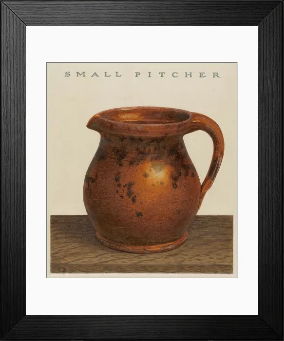 Framed Print : Small Pitcher, c. 1939. Creator: Guido Metelli Framed Print : Small Pitcher, c. 1939. Creator: Guido Metelli