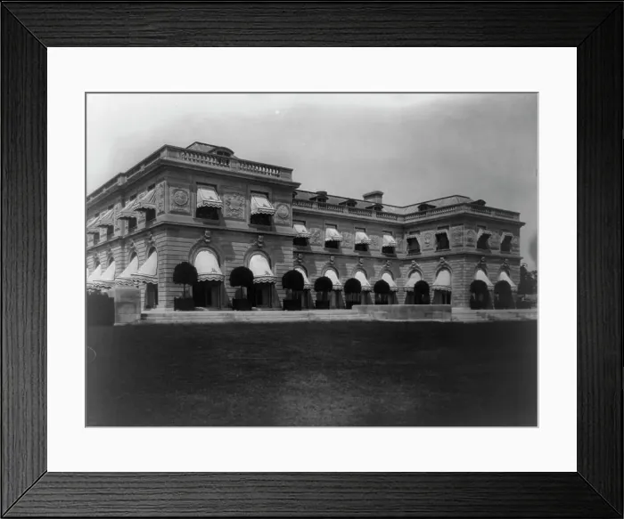 Framed Print : Hamilton Rice home, Newport, Rhode Island, exterior view, between 1917 and 1927. Creator: Frances Benjamin Johnston Framed Print : Hamilton Rice home, Newport, Rhode Island, exterior view, between 1917 and 1927. Creator: Frances Benjamin Johnston