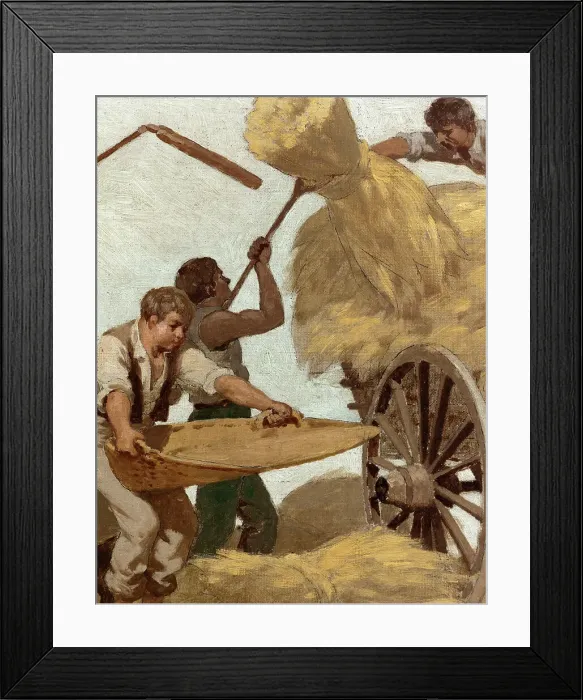 Framed Print : Agriculture: Sketch for the school in rue Chateau-Landon, 10th arrondissement of Paris, 1881. Creator: Jules Didier Framed Print : Agriculture: Sketch for the school in rue Chateau-Landon, 10th arrondissement of Paris, 1881. Creator: Jules Didier