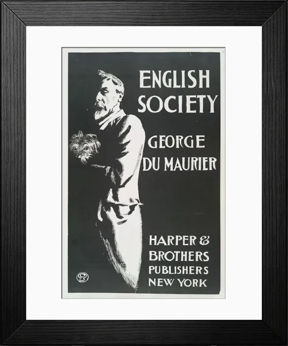 Framed Print : English Society, George Du Maurier, Harper & Brothers Publishers New York, c1897. Creator: Edward Penfield. English Society, George Du Maurier, Harper & Brothers Publishers New York, c1897. Creator: Edward Penfield Framed Print : English Society, George Du Maurier, Harper & Brothers Publishers New York, c1897. Creator: Edward Penfield. English Society, George Du Maurier, Harper & Brothers Publishers New York, c1897. Creator: Edward Penfield
