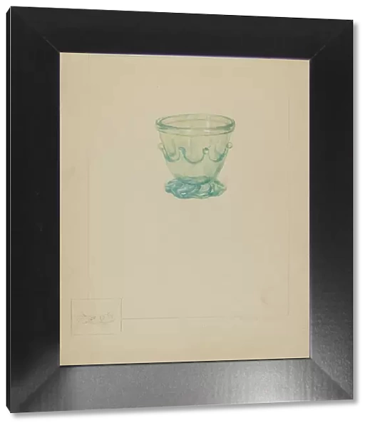 Glass Sugar Bowl, 1935 / 1942. Creator: Michael J. Miceli