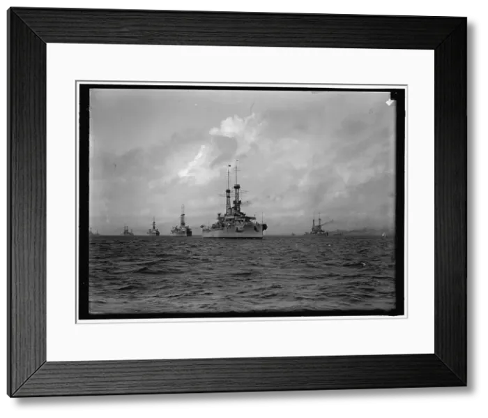 Framed Print : Uss Wyoming Leading Battleships In Hampton Roads, 1917, between 1914 and 1918. Creator: Harris & Ewing. Uss Wyoming Leading Battleships In Hampton Roads, 1917, between 1914 and 1918. Creator: Harris & Ewing Framed Print : Uss Wyoming Leading Battleships In Hampton Roads, 1917, between 1914 and 1918. Creator: Harris & Ewing. Uss Wyoming Leading Battleships In Hampton Roads, 1917, between 1914 and 1918. Creator: Harris & Ewing