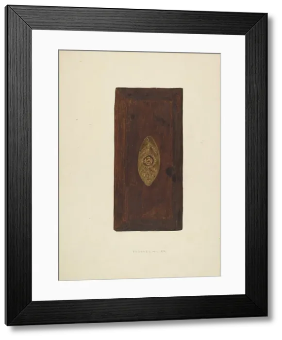 Framed Print : Tobacco Box Cover, c. 1937. Creator: Eugene C. Miller Framed Print : Tobacco Box Cover, c. 1937. Creator: Eugene C. Miller