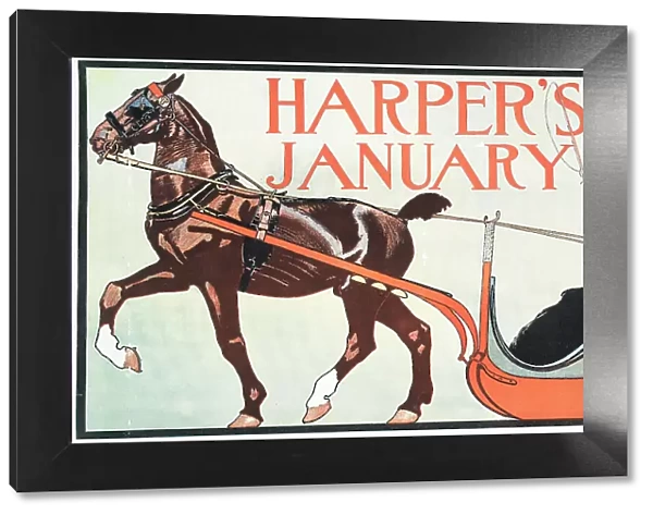 Harper's January, c1899. Creator: Edward Penfield