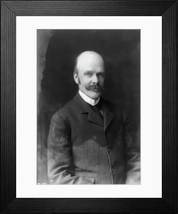 Framed Print : Joseph Coerten Hornblower, half-length portrait, facing right, between 1890 and 1908. Creator: Frances Benjamin Johnston Framed Print : Joseph Coerten Hornblower, half-length portrait, facing right, between 1890 and 1908. Creator: Frances Benjamin Johnston