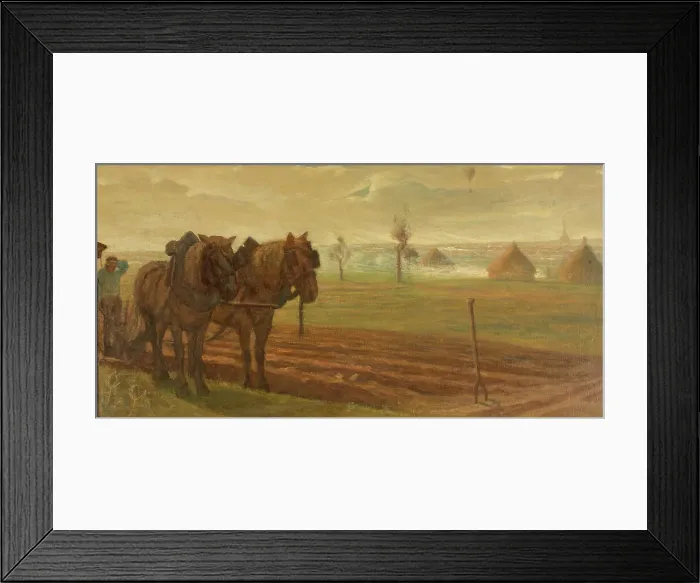 Framed Print : Sketch for the reception hall in the town hall of Vanves: Surroundings of Vanves, 1902. Creator: Jean Joseph Enders Framed Print : Sketch for the reception hall in the town hall of Vanves: Surroundings of Vanves, 1902. Creator: Jean Joseph Enders