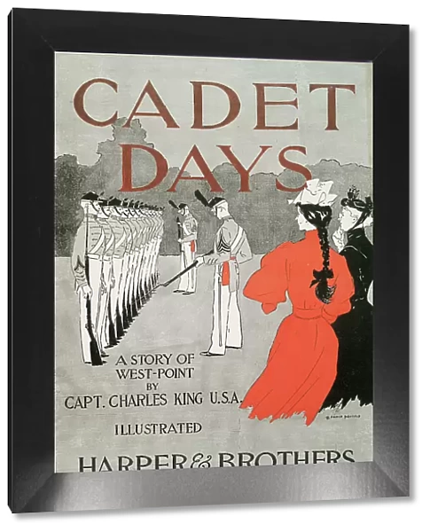 Cadet Days, A Story of West-Point by Capt. Charles King U.S.A. Illustrated Harper &... c1894. Creator: Edward Penfield. Cadet Days, A Story of West-Point by Capt. Charles King U.S.A. Illustrated Harper &... c1894. Creator: Edward Penfield