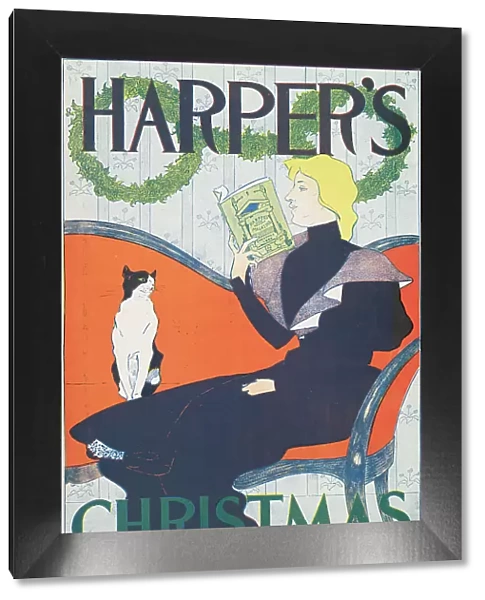 Harper's Christmas, c1894. Creator: Edward Penfield