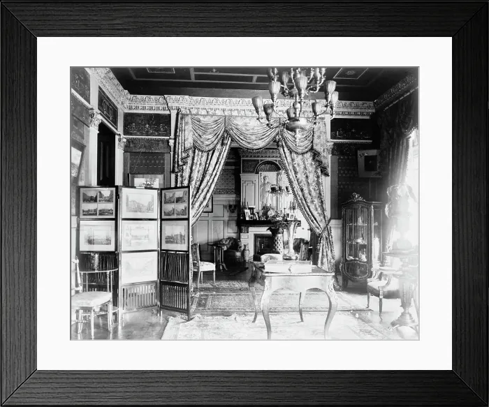 Framed Print : Interior view of Austrian Embassy, Washington, D.C. c1893. Creator: Frances Benjamin Johnston Framed Print : Interior view of Austrian Embassy, Washington, D.C. c1893. Creator: Frances Benjamin Johnston