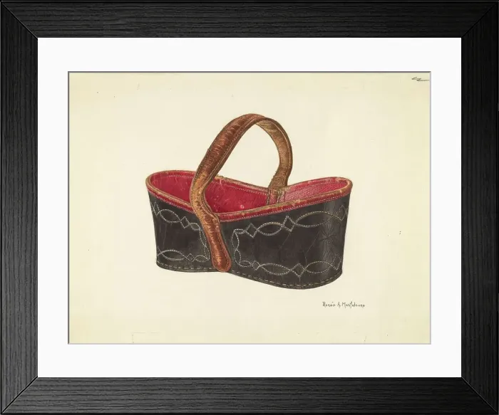 Framed Print : Key Basket, c. 1941. Creator: Renee A. Monfalcone Framed Print : Key Basket, c. 1941. Creator: Renee A. Monfalcone