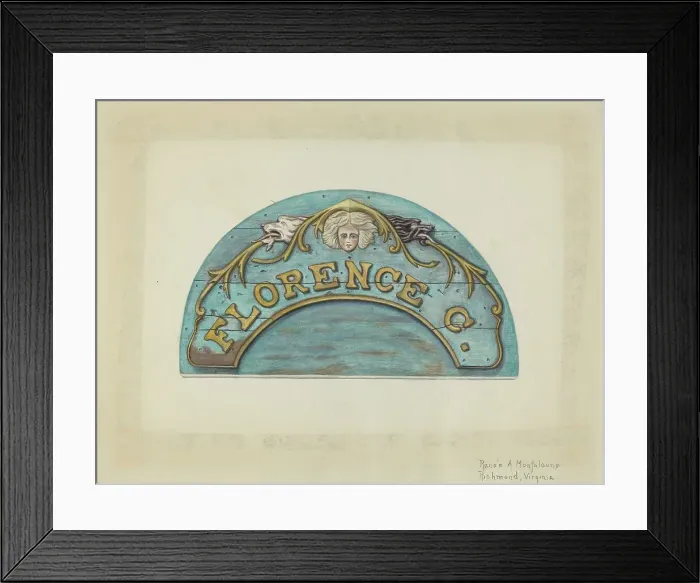 Framed Print : Stern Board, c. 1941. Creator: Renee A. Monfalcone Framed Print : Stern Board, c. 1941. Creator: Renee A. Monfalcone