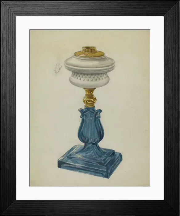 Framed Print : Lamp, c. 1936. Creator: Marcus Moran Framed Print : Lamp, c. 1936. Creator: Marcus Moran