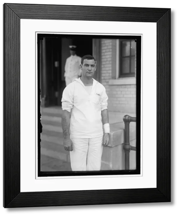 Framed Print : W. Phillips, one of wounded sailors, U.S.S. Memphis, c1916. Creator: Harris & Ewing. W. Phillips, one of wounded sailors, U.S.S. Memphis, c1916. Creator: Harris & Ewing Framed Print : W. Phillips, one of wounded sailors, U.S.S. Memphis, c1916. Creator: Harris & Ewing. W. Phillips, one of wounded sailors, U.S.S. Memphis, c1916. Creator: Harris & Ewing