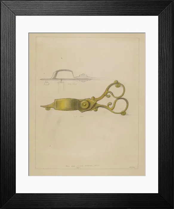 Framed Print : Snuffer, 1935 / 1942. Creator: Franklin C. Moyan Framed Print : Snuffer, 1935 / 1942. Creator: Franklin C. Moyan