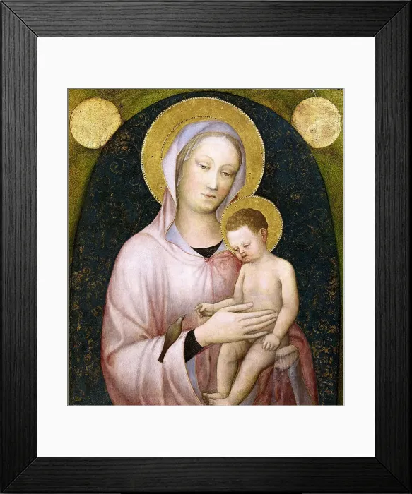 Framed Print : Virgin and Child, c. 1440. Creator: Bellini, Jacopo (c. 1400-c. 1470) Framed Print : Virgin and Child, c. 1440. Creator: Bellini, Jacopo (c. 1400-c. 1470)