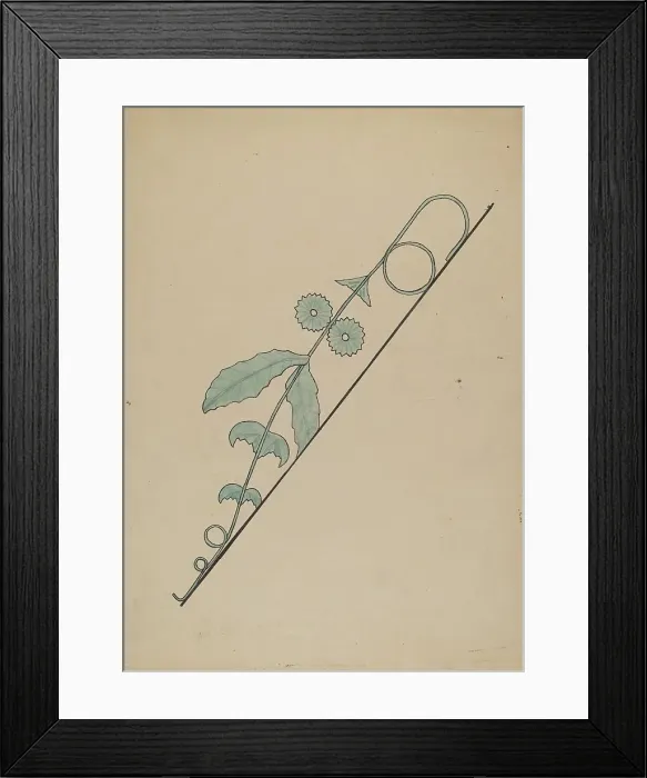 Framed Print : Iron Work, c. 1936. Creator: Lena Nastasi Framed Print : Iron Work, c. 1936. Creator: Lena Nastasi