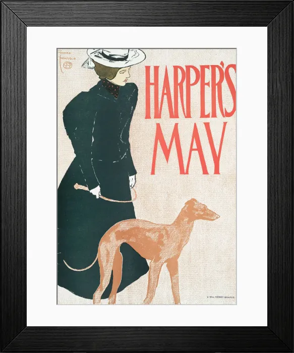 Framed Print : Harper's May, c1897. Creator: Edward Penfield