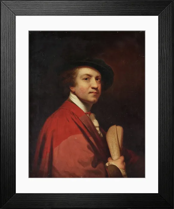 Framed Print : Self-Portrait. Creator: Reynolds, Sir Joshua (1732-1792) Framed Print : Self-Portrait. Creator: Reynolds, Sir Joshua (1732-1792)
