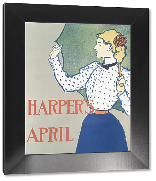Harper's April, c1897. Creator: Edward Penfield