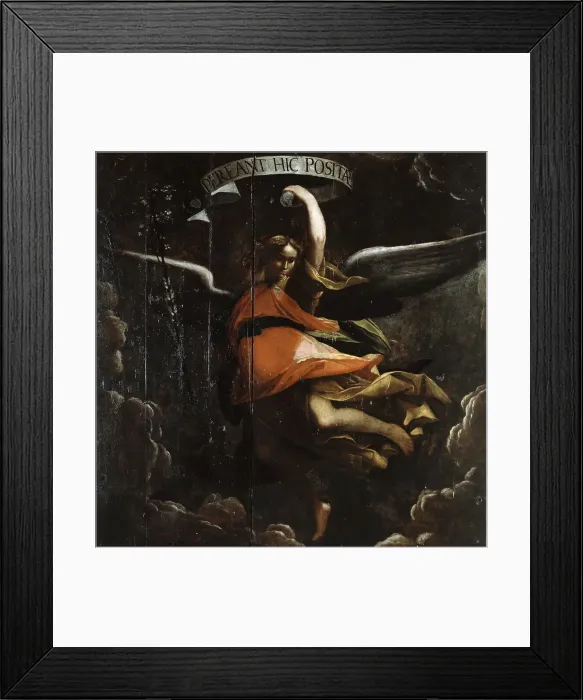 Framed Print : Angel with lily, ca 1595. Creator: Cavagna, Giovan Paolo (1550-1627) Framed Print : Angel with lily, ca 1595. Creator: Cavagna, Giovan Paolo (1550-1627)