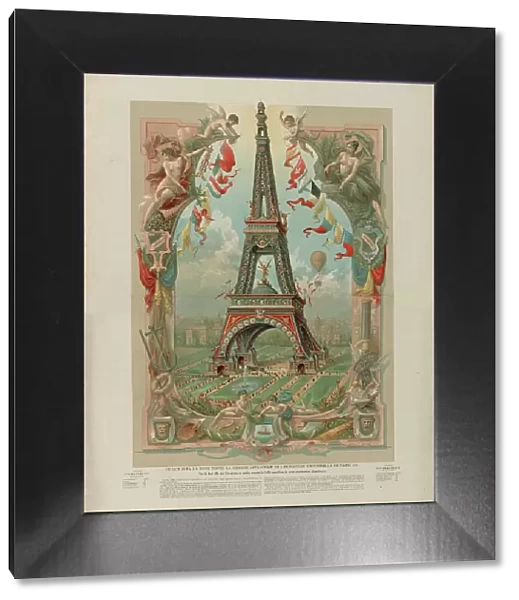 Ce que sera la tour Eiffel la grande attraction de Exposition universelle de 1889, 1889. Creator: Anonymous