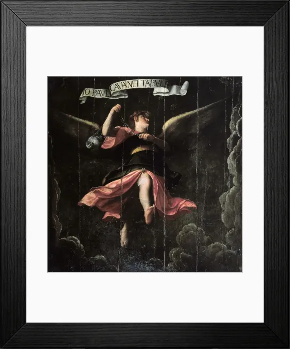 Framed Print : Angel with a thurible, ca 1595. Creator: Cavagna, Giovan Paolo (1550-1627) Framed Print : Angel with a thurible, ca 1595. Creator: Cavagna, Giovan Paolo (1550-1627)