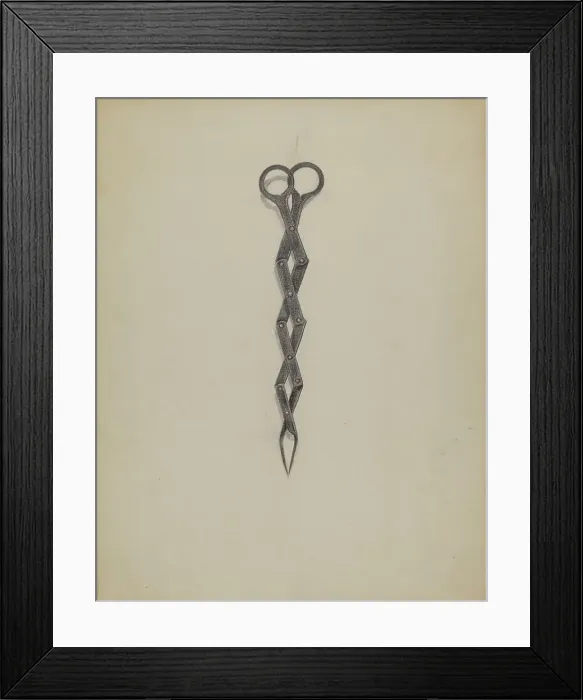 Framed Print : Tongs, c. 1936. Creator: Richard Schoene Framed Print : Tongs, c. 1936. Creator: Richard Schoene