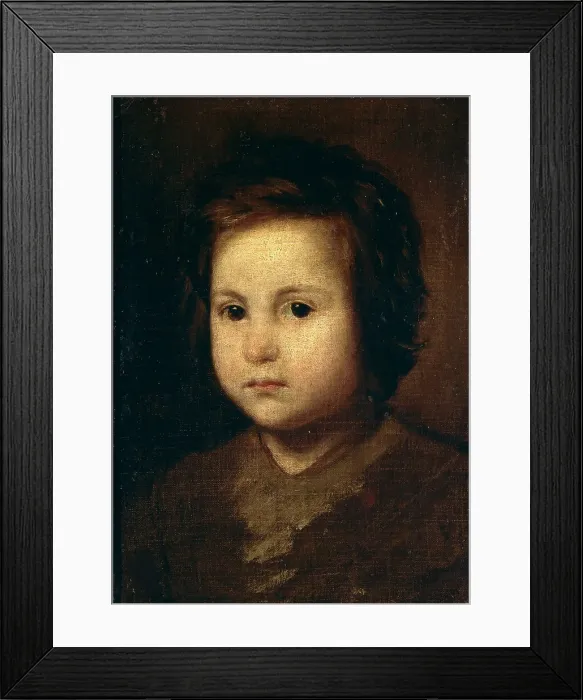 Framed Print : Portrait of a child, c. 1650. Creator: Velàzquez, Diego (1599-1660) Framed Print : Portrait of a child, c. 1650. Creator: Velàzquez, Diego (1599-1660)