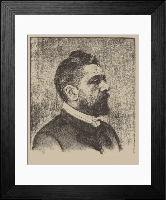 Framed Print : Gustave Eiffel (1832-1923), 1889. Creator: Anonymous Framed Print : Gustave Eiffel (1832-1923), 1889. Creator: Anonymous
