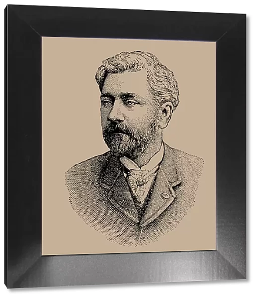 Gustave Eiffel (1832-1923), 1891. Creator: Figuier, Louis (1819-1894)