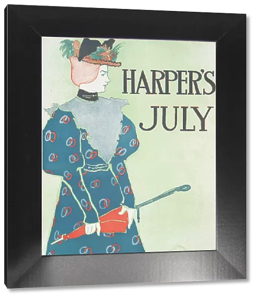 Harper's July, c1890 - 1907. Creator: Edward Penfield